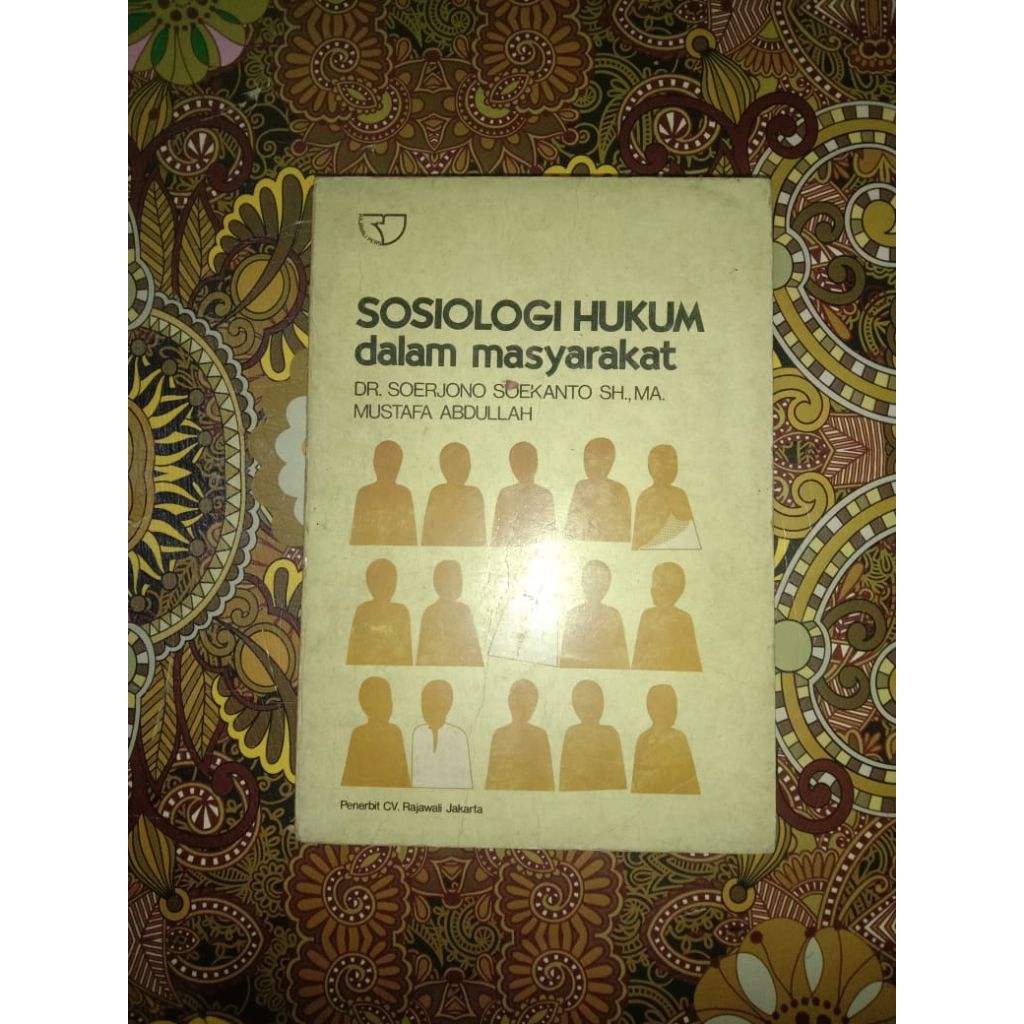 BUKU SOSIOLOGI HUKUM DALAM MASYARAKAT