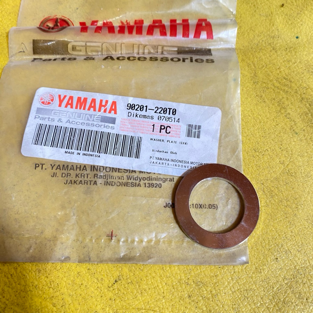 washer plat ring segitiga atas Yamaha xabre Scorpio Byson original YGP 90201-220T0