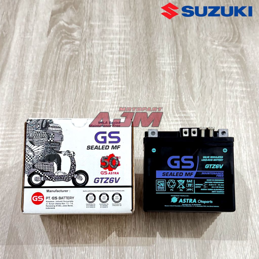 AKI GS ASTRA SATRIA FU KARBU SATRIA FU FI INJEKSI GSX-R/GSX-S 150 BANDIT 150 ORIGINAL GS ASTRA