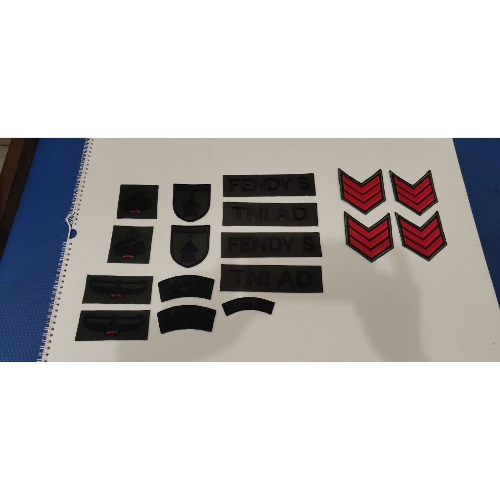 Bordir Papan Nama PDL TNI AD