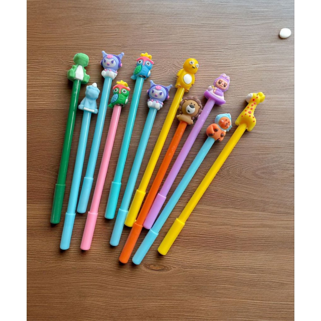 

12pcs Pulpen Gel Karakter