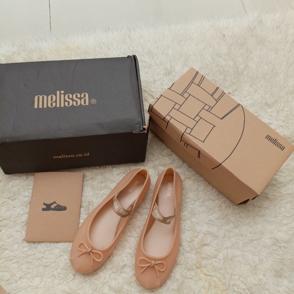 Melissa Sophie ad sepatu flat shoes ballerina original new bukan preloved bekas seken second
