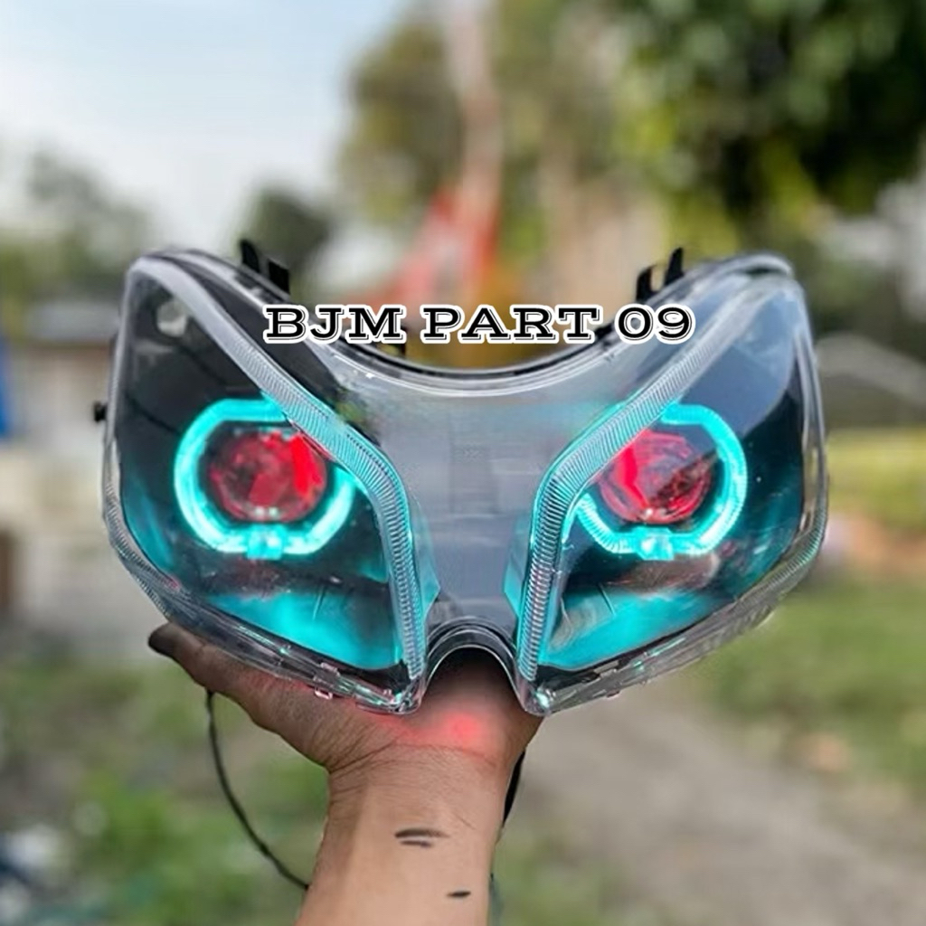 Reflektor Lampu Utama Vario Karbu 110 custom Biled fullset