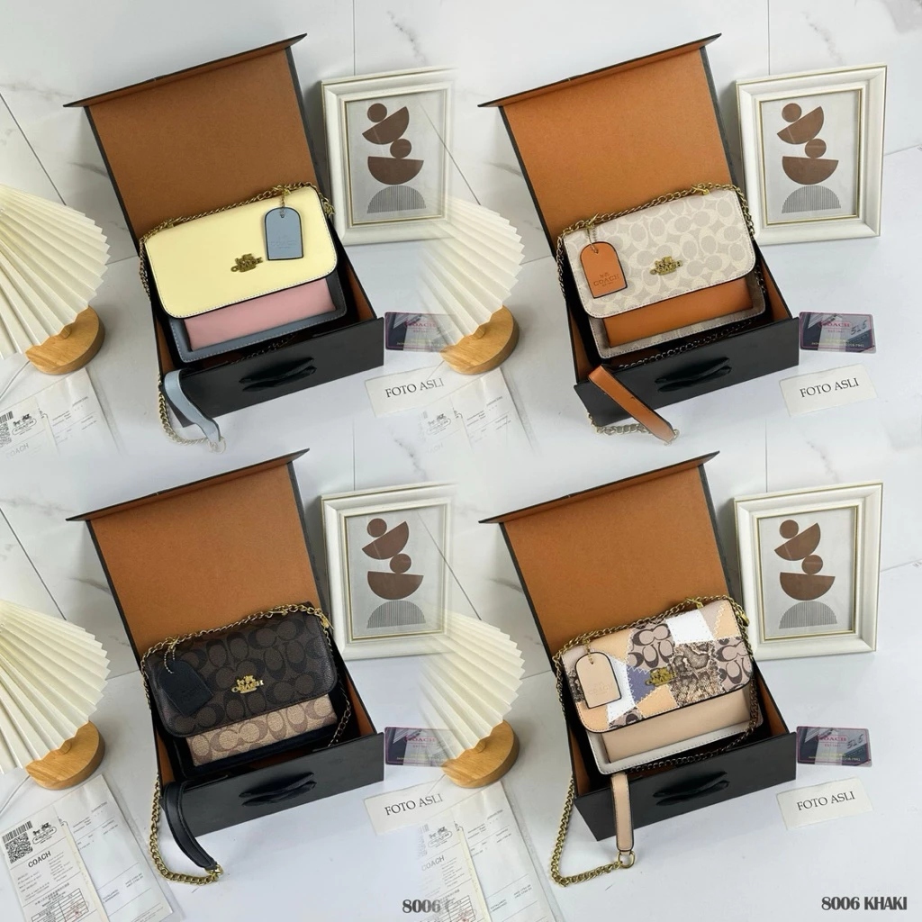 Slingbag Wanita 8006 FREE BOX/ Tas bahu wanita import free box