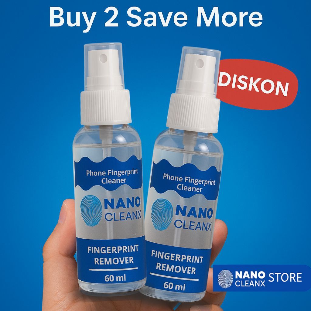 Paket Hemat 2 Pcs Nano Cleanx | Spray Pembersih Layar HP Anti Noda & Sidik Jari