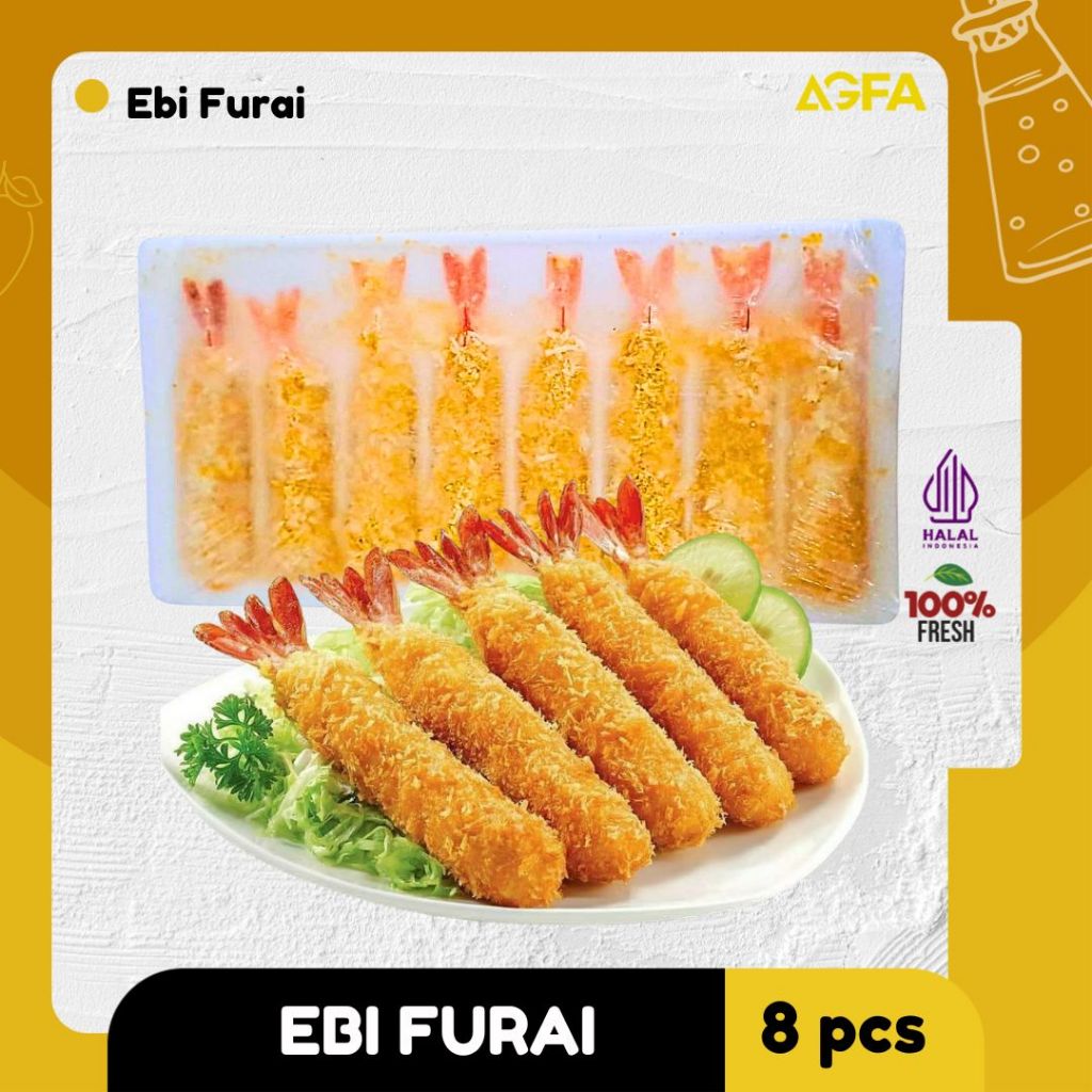 Ebi Furai / Udang Tepung / Fried Shirmp / Udang Kupas / Shrimp Fry / Ebi Furai MPASI / Breaded Shrim