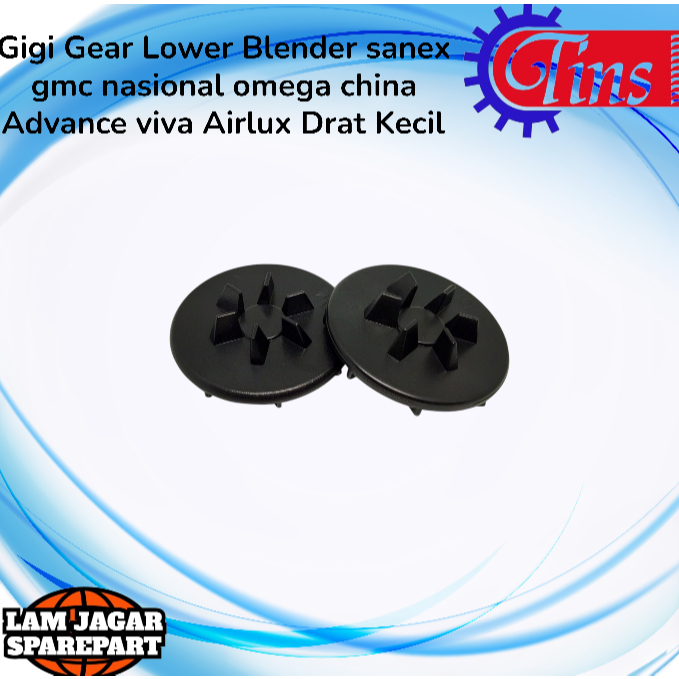 Konektor Gigi Gear Lower Blender sanex gmc nasional omega china Advance viva Airlux Drat Kecil