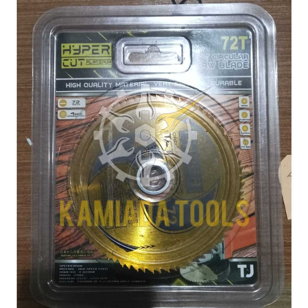 MATA CIRCLE SAW/ PISAU POTONG KAYU/ CIRCULAR SAW BLADE 4" X 72T
