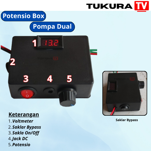 Potensio Box Untuk Pompa Dual - Khusus Double Pump