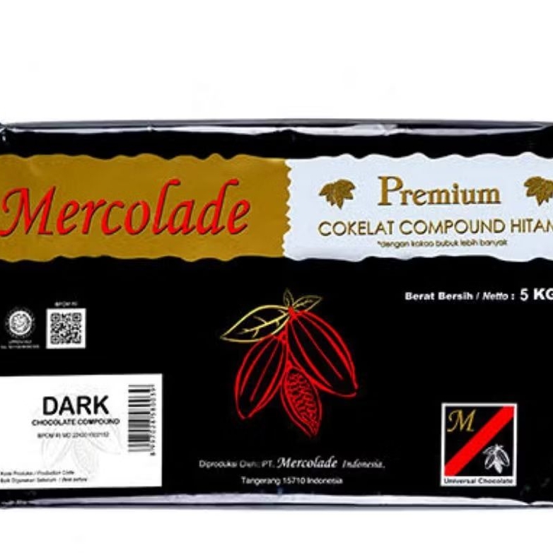 

Mercolade premium dark chocolate compound 1kg