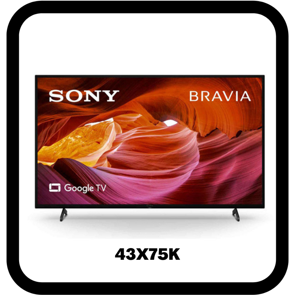 SONY Bravia 43X75 4K HDR ,Google  TV Netflix Youtube GARANSI RESMI SONY 1 THN