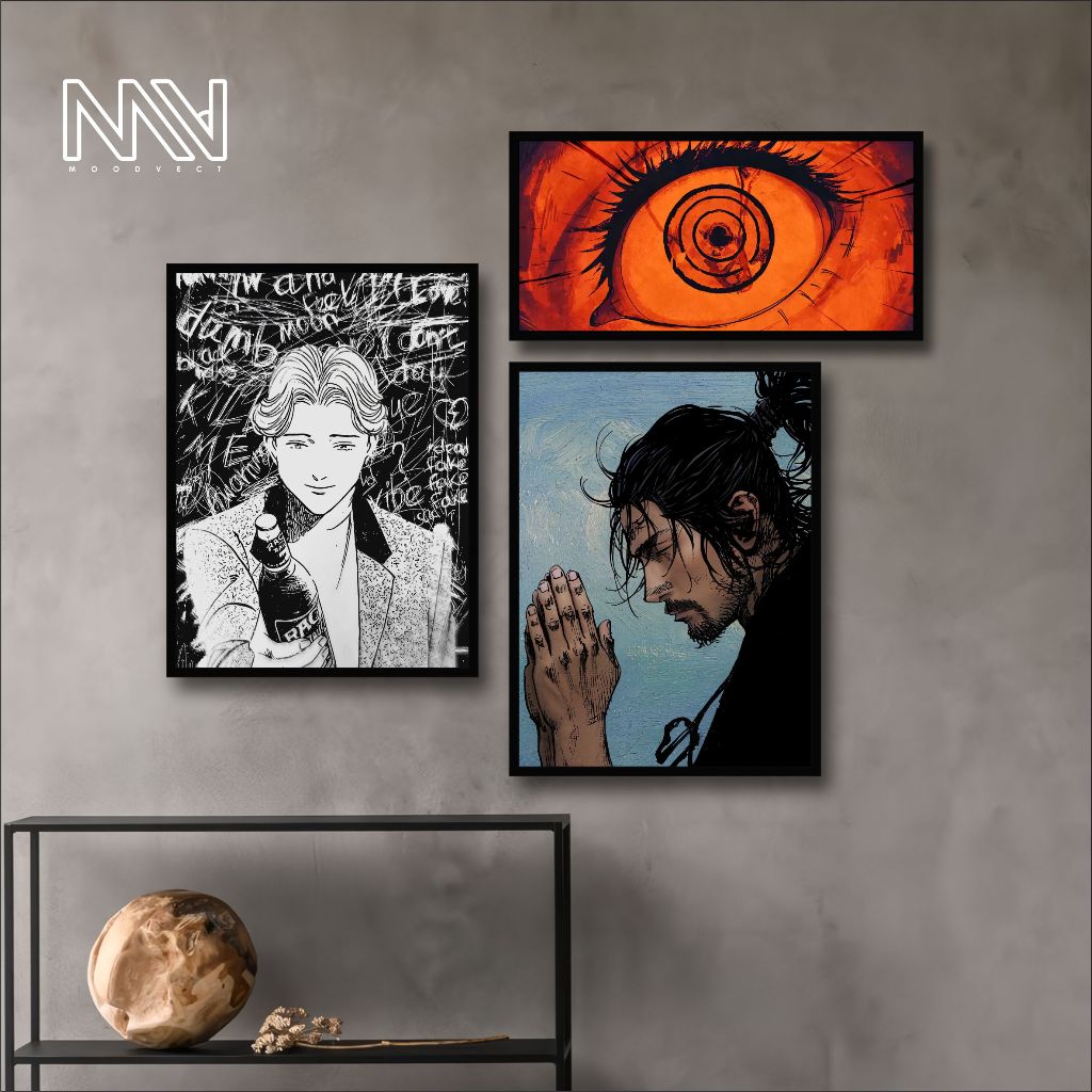 MOODVECT | HIASAN DINDING MANGA ANIME WALLPAPER Anime Wall Decor R60