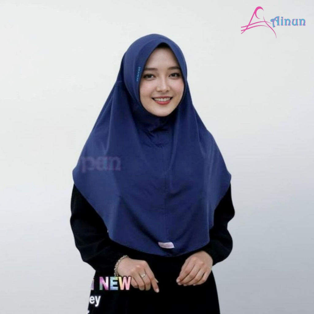 Baru Hijab Ainun Bergo Afifah standar Kerudung Ainun Afifah Serut Jersey Premium