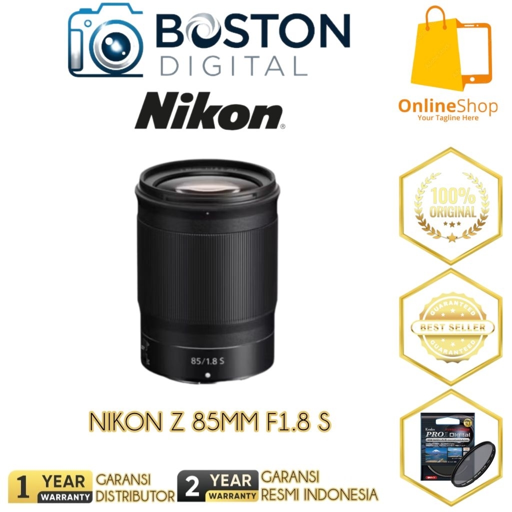 NIKON Z 85MM F1.8 S / LENSA NIKON Z 85MM F1.8 S