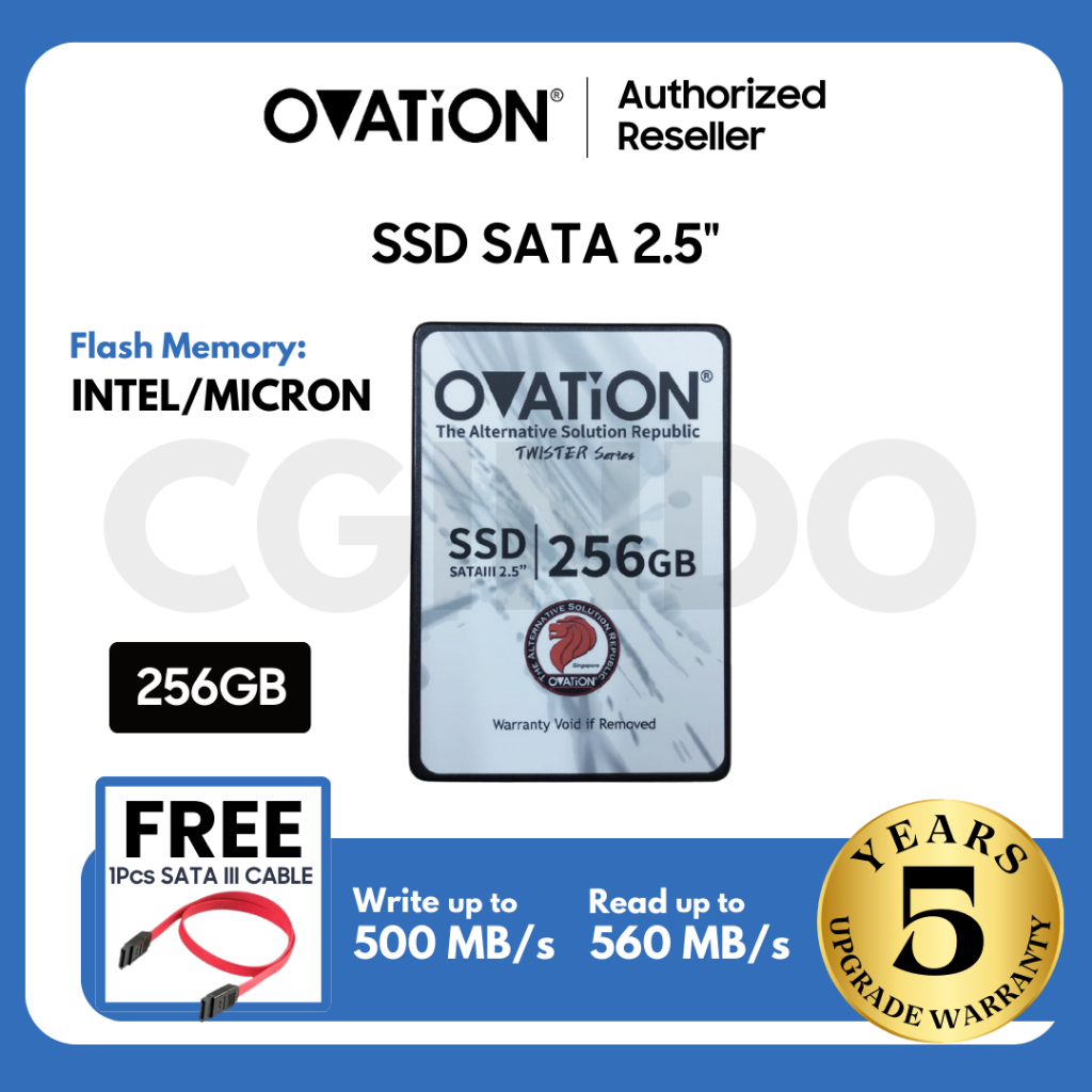 OVATION SSD 256GB 2.5" SSD SATA SSD Internal SSD SATA3 SSD Comparable SSD 240GB SSD 256 Samsung SSD 