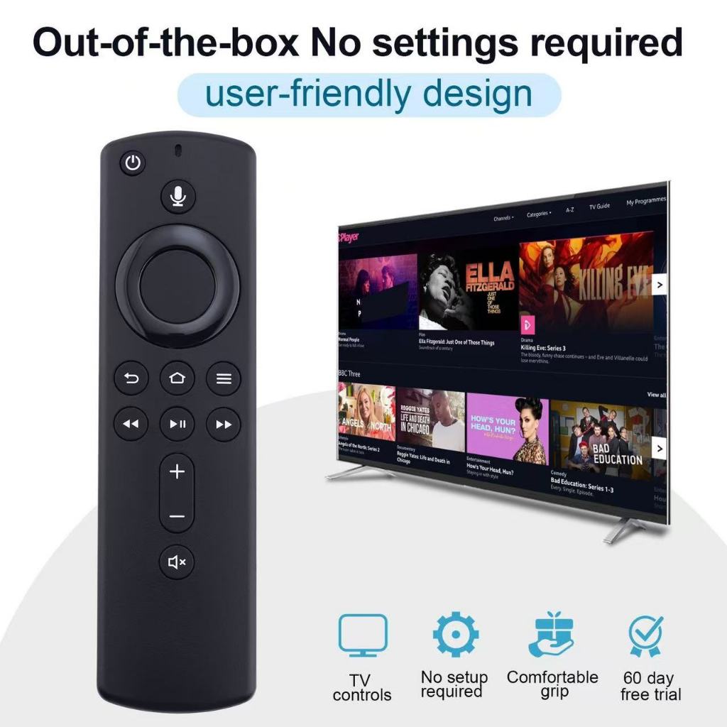 Remote Pengganti Amazon Fire TV Stick | Bluetooth Voice Control dengan Alexa