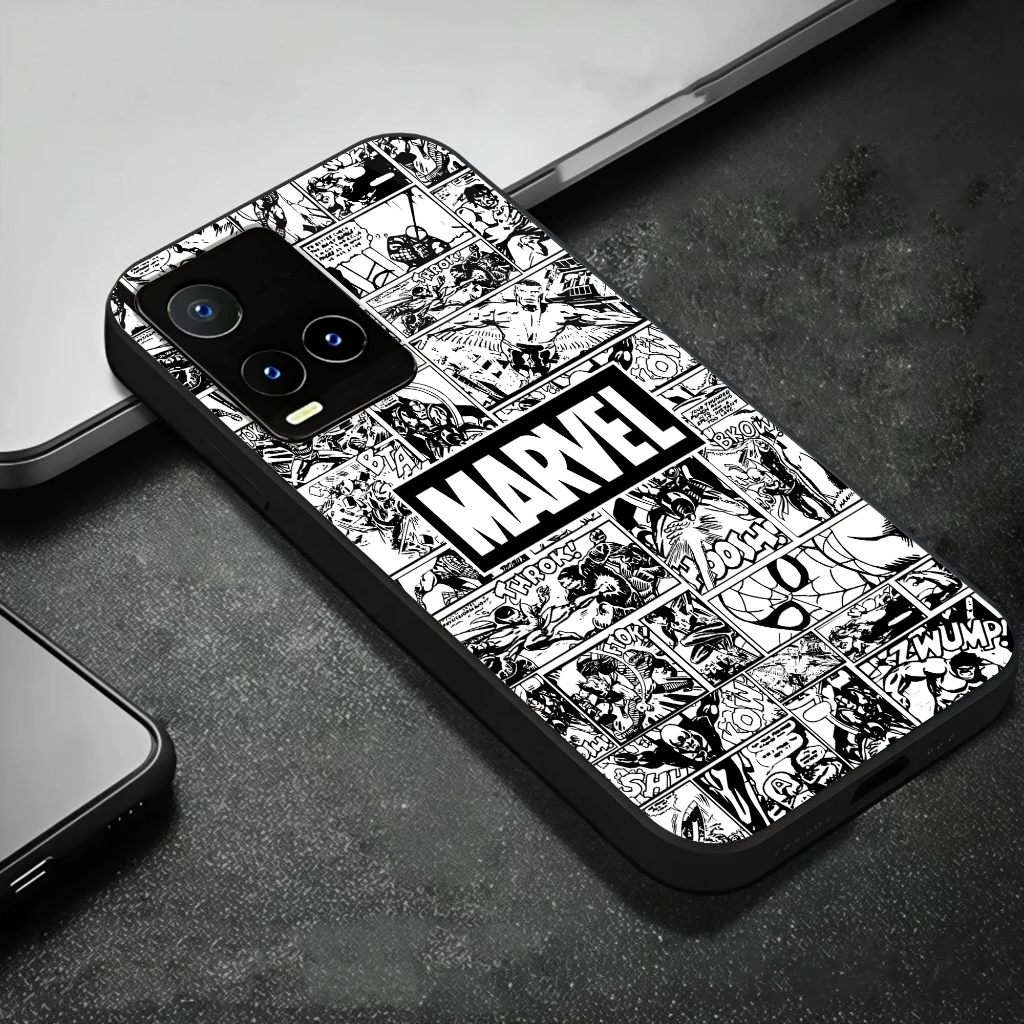SoftCase Glass Kaca  VIVO Y21,Y21A ,Y21S,Y21T,Y33S Y33T SoftCase Glass Casing HP VIVO Y21,Y21A,Y21S,