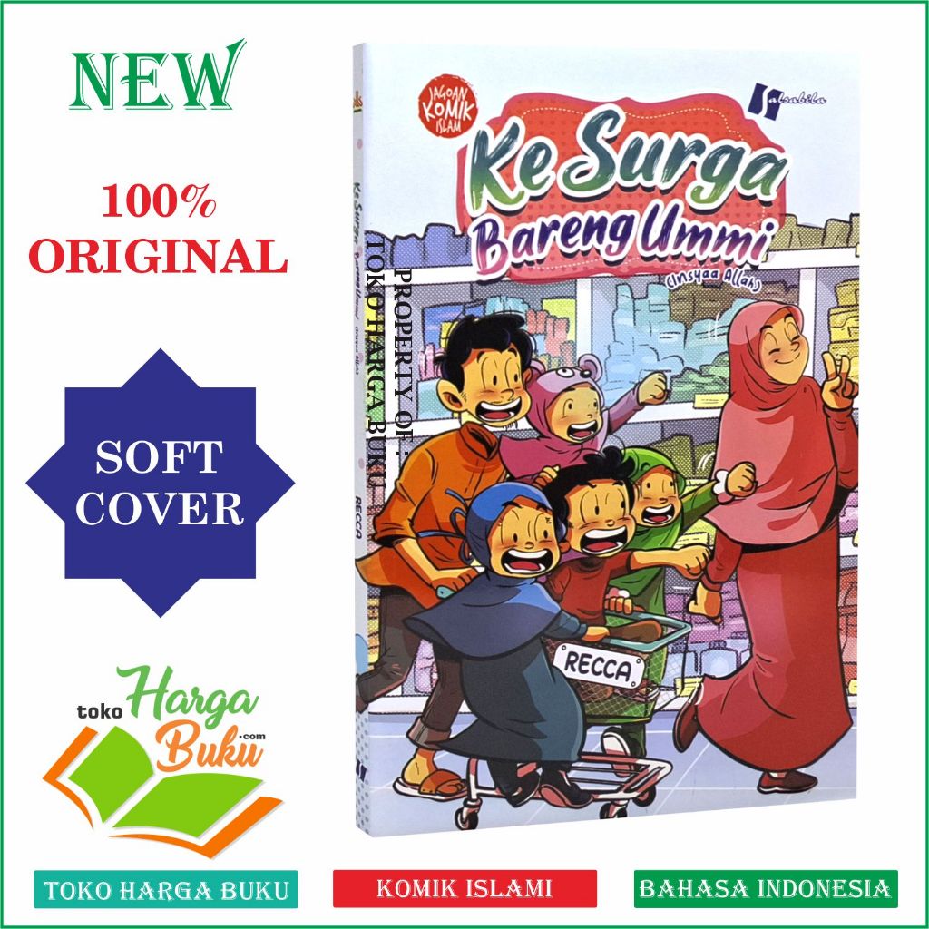 Komik Ke Surga Bareng Ummi Insyaa Allah FULL COLOR Buku Anak Islam Parenting ORIGINAL - Salsabila