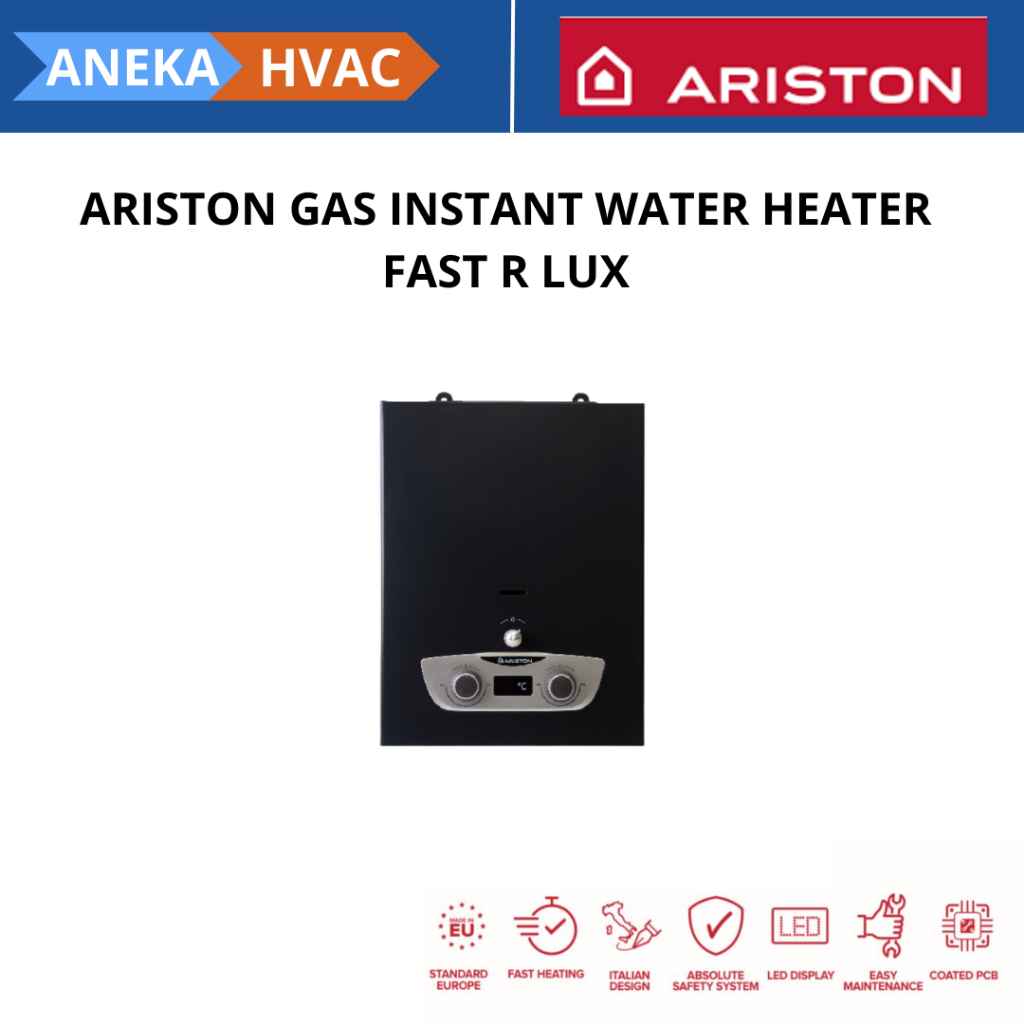 Pemanas Air Listrik Gas  Ariston - Fast R Lux