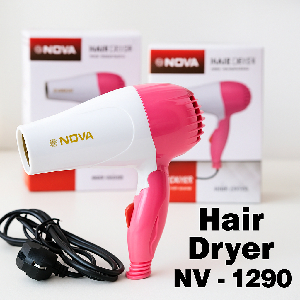 HAIR DRYER / HAIRDEYER MINI LIPAT LOW WATT ALAT PENGERING RAMBUT NOVA HAIRDRYER MINI [LOW WATT]