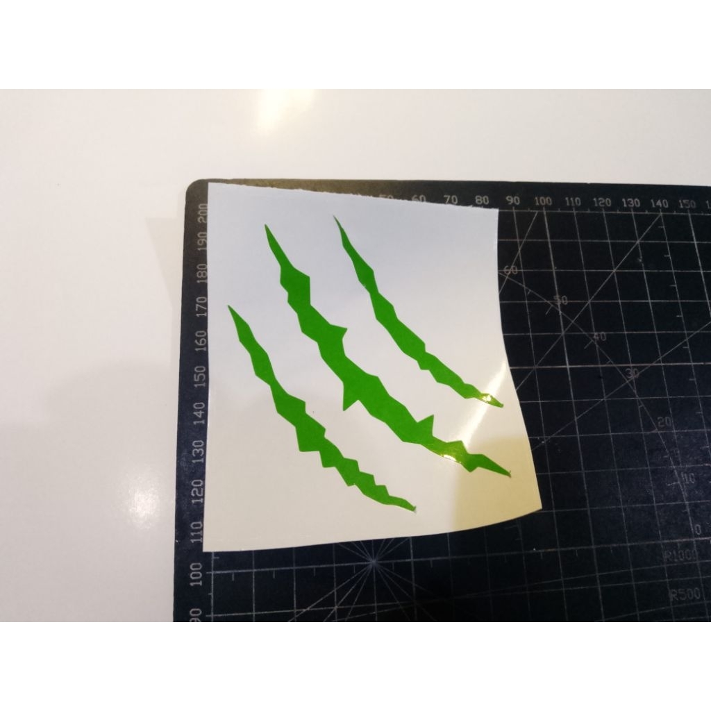 

stiker cutting monster craw