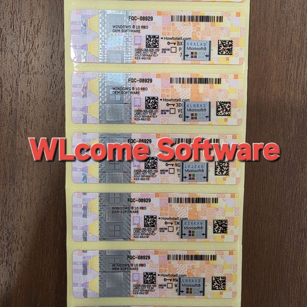 LIFETIME - STICKER COA WIN 10 PRO ORI ( WINDOWS 10 PRO )