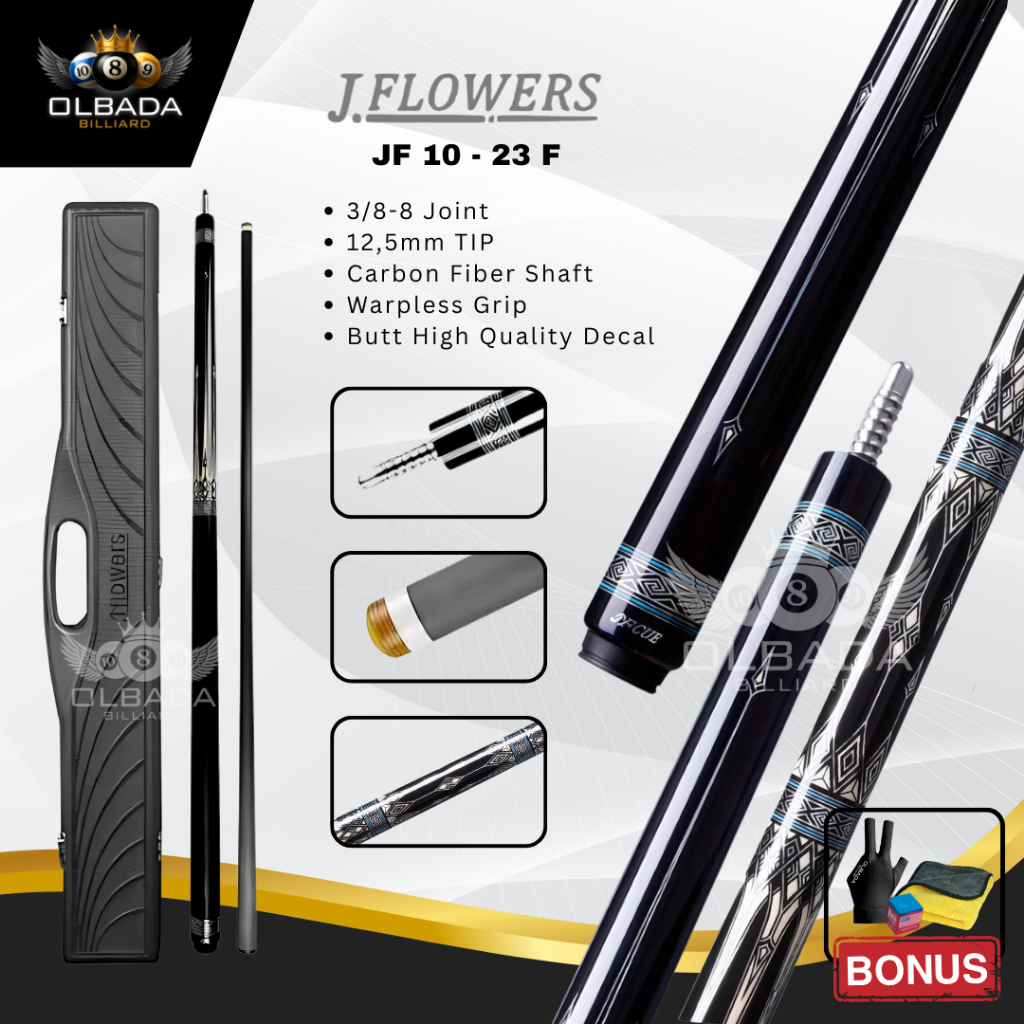 Stik Billiard JFlowers 10-23 F / Billiard Ball / Stik Play Bilyar