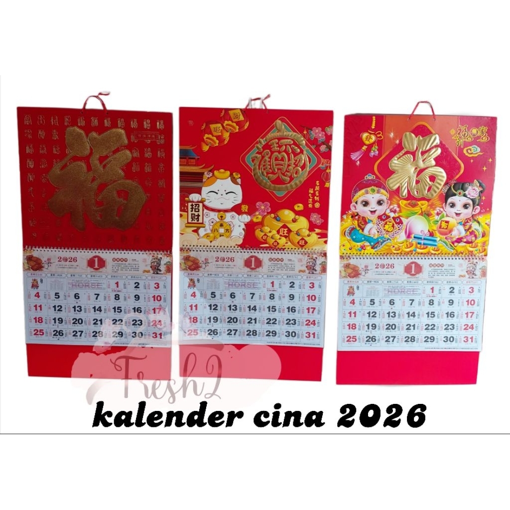 

kalender 2026 / kalender cina / kalender bulanan 2026