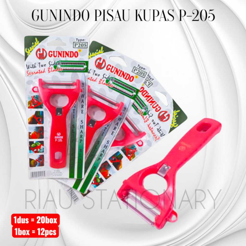 Gunindo P-205 Pisau Kupas Wortel Kentang Buah