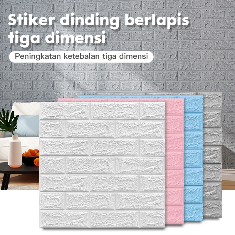 Wallpaper dinding kamar mandi, wallpaper vinil marmer, stiker dinding dapur, dinding bata