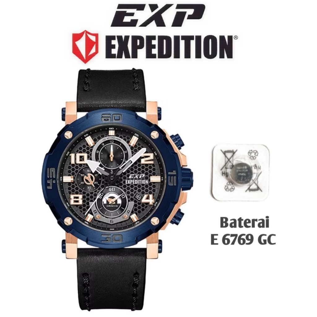 Baterai Original untuk Jam Tangan Expedition Type E 6769 GC