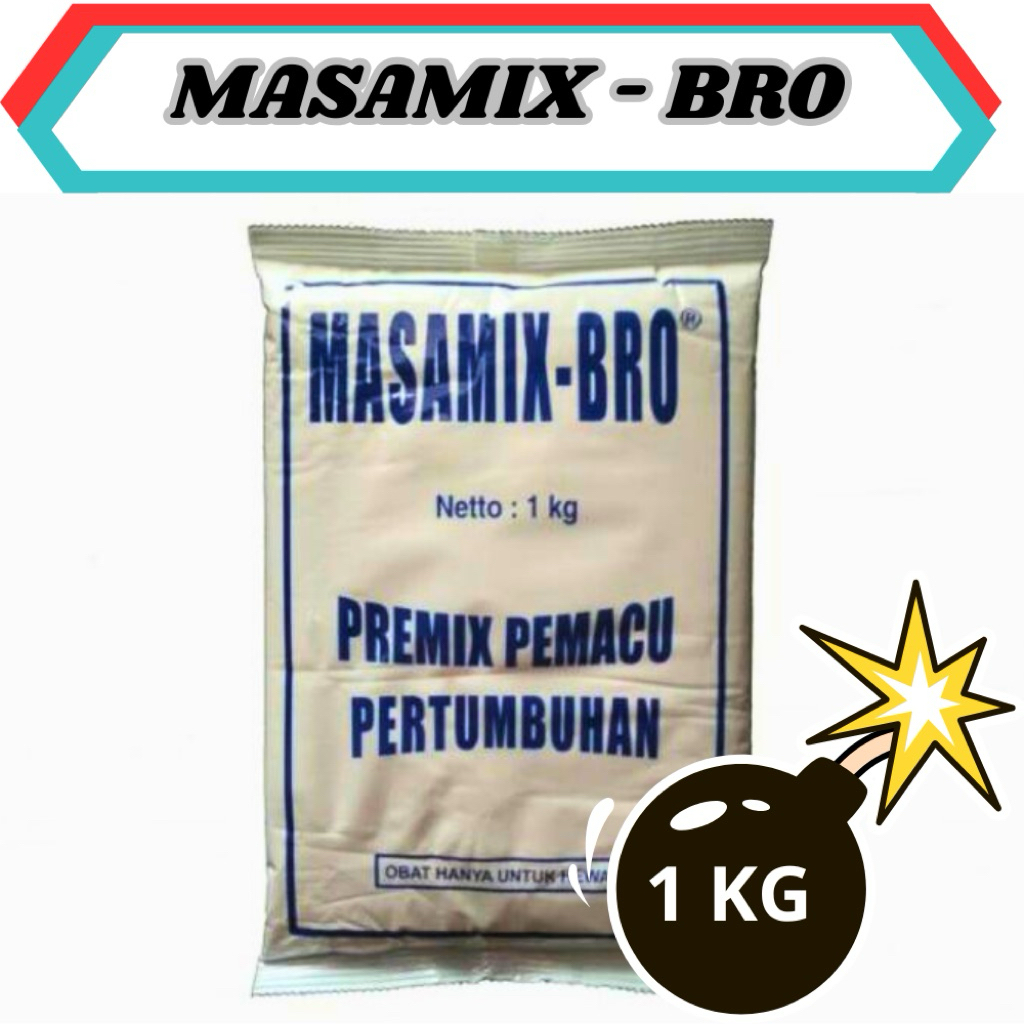 MASAMIX - BRO 1 KG - Premix Nutrisi ( Suplemen ) Untuk Ayam