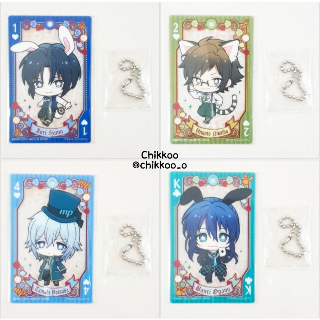 Idolish7 Chibi Clear Card Charm
