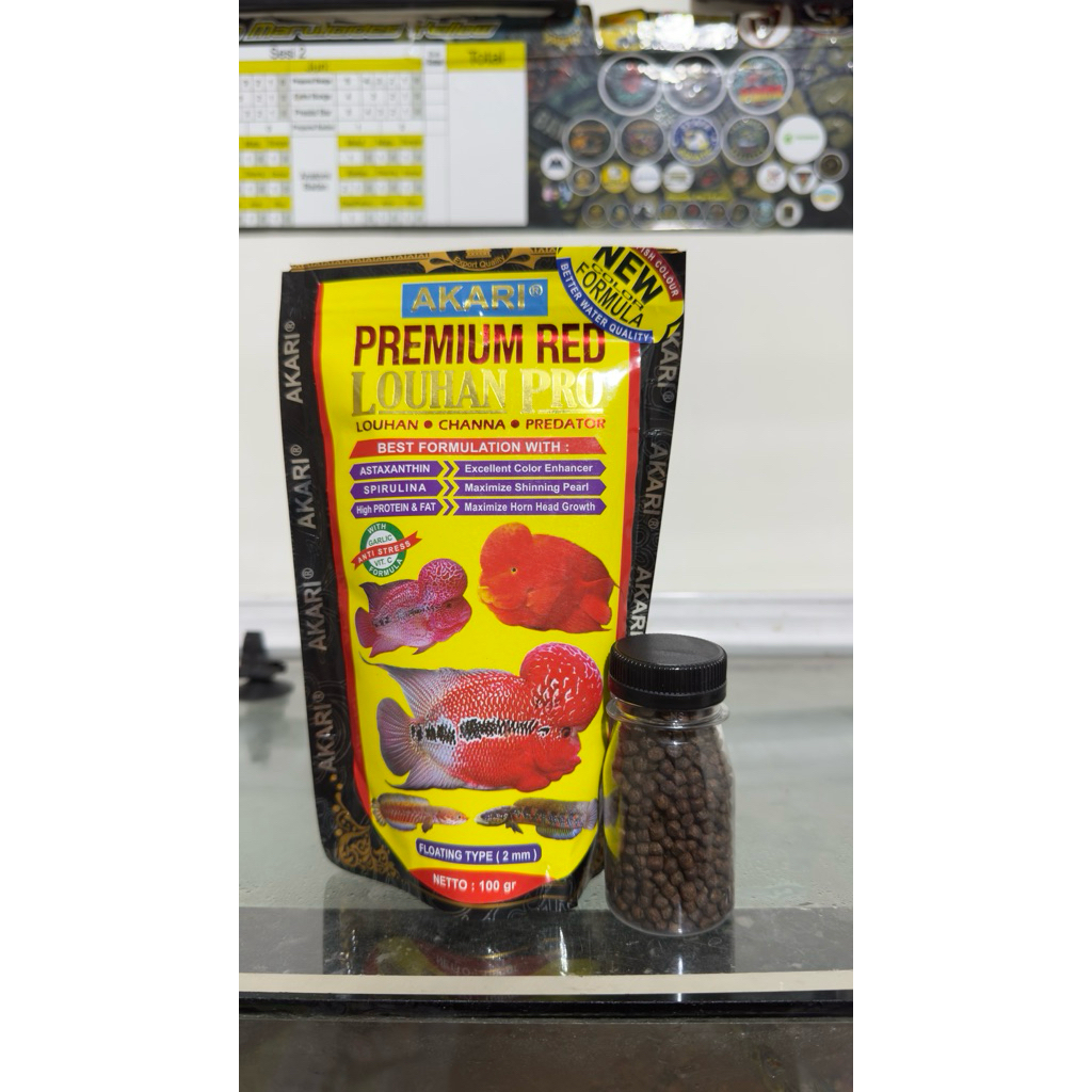 Pelet Channa Akari Premium Red 2mm