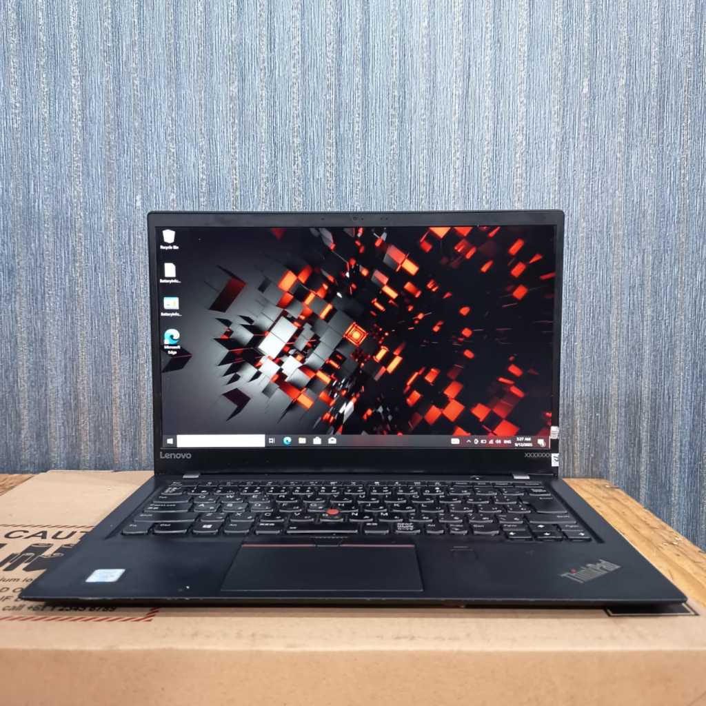 Lenovo Thinkpad X1 Carbon 20K3, Core i5 - 6300U, Ram 8/512Gb, Lengkap, Black, BERGARANSI