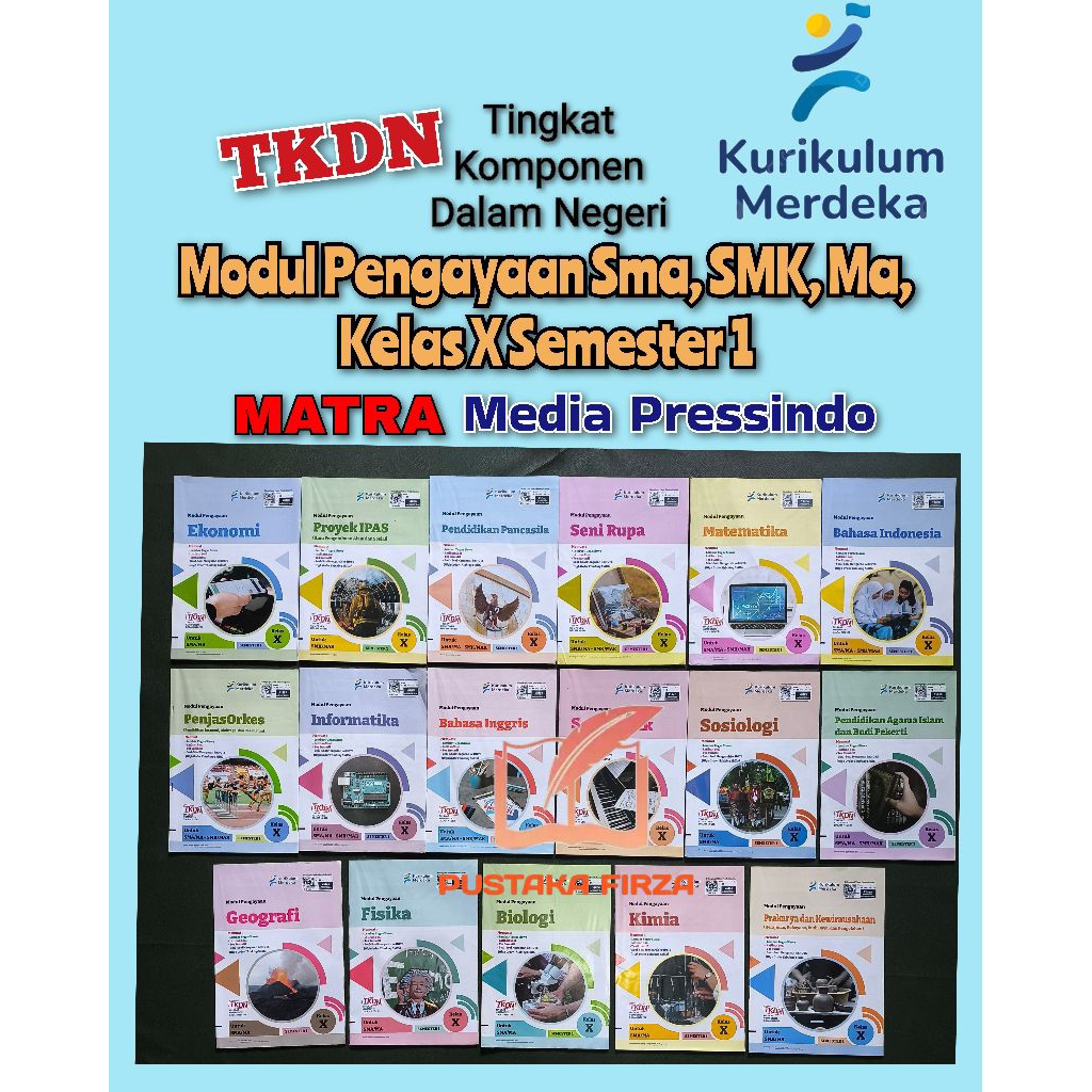 LKS Sma/Ma Kelas X Semester 1.Kurikulum Merdeka Media Pressindo