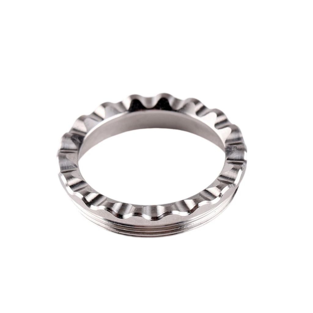 Bezel Stainless Steel Untuk Senter Convoy S21B, S21E