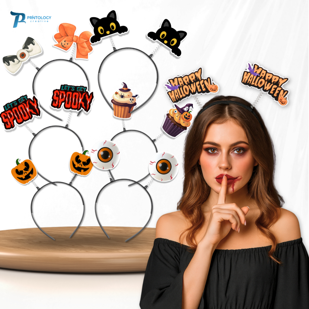 Bando Karakter Halloween Headbad Halloween Aksesoris Pesta Halloween Kostum Pesta Halloween Hiasan K