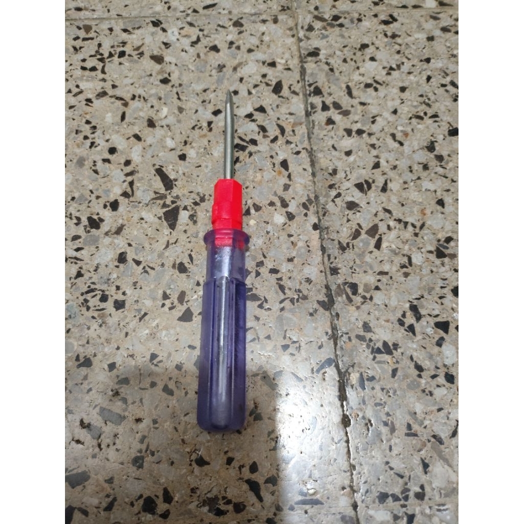 Obeng bulak balik transparan SATUAN OBRAL stok lama