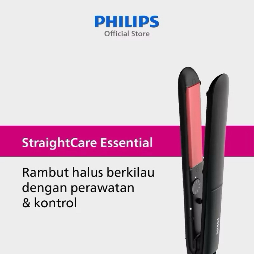 ORIGINAL Philips |ORIGINAL Philips Hair Straightener Keratin Ceramic BHS376/00 Catokan Rambut Philip