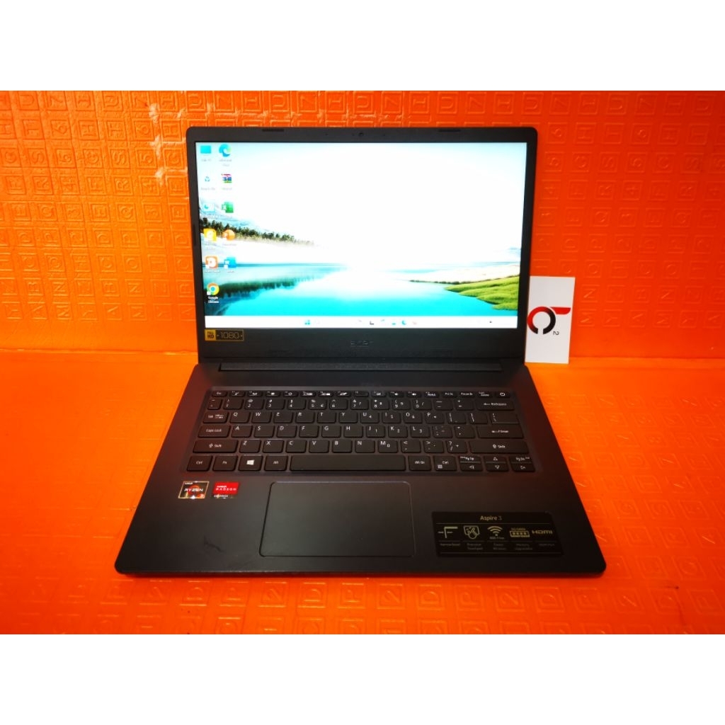 LAPTOP ACER ASPIRE A314-22 Ryzen 3-3250U RAM 8GB SSD 512GB LAYAR FULL HD WINDOWS ORIGINAL