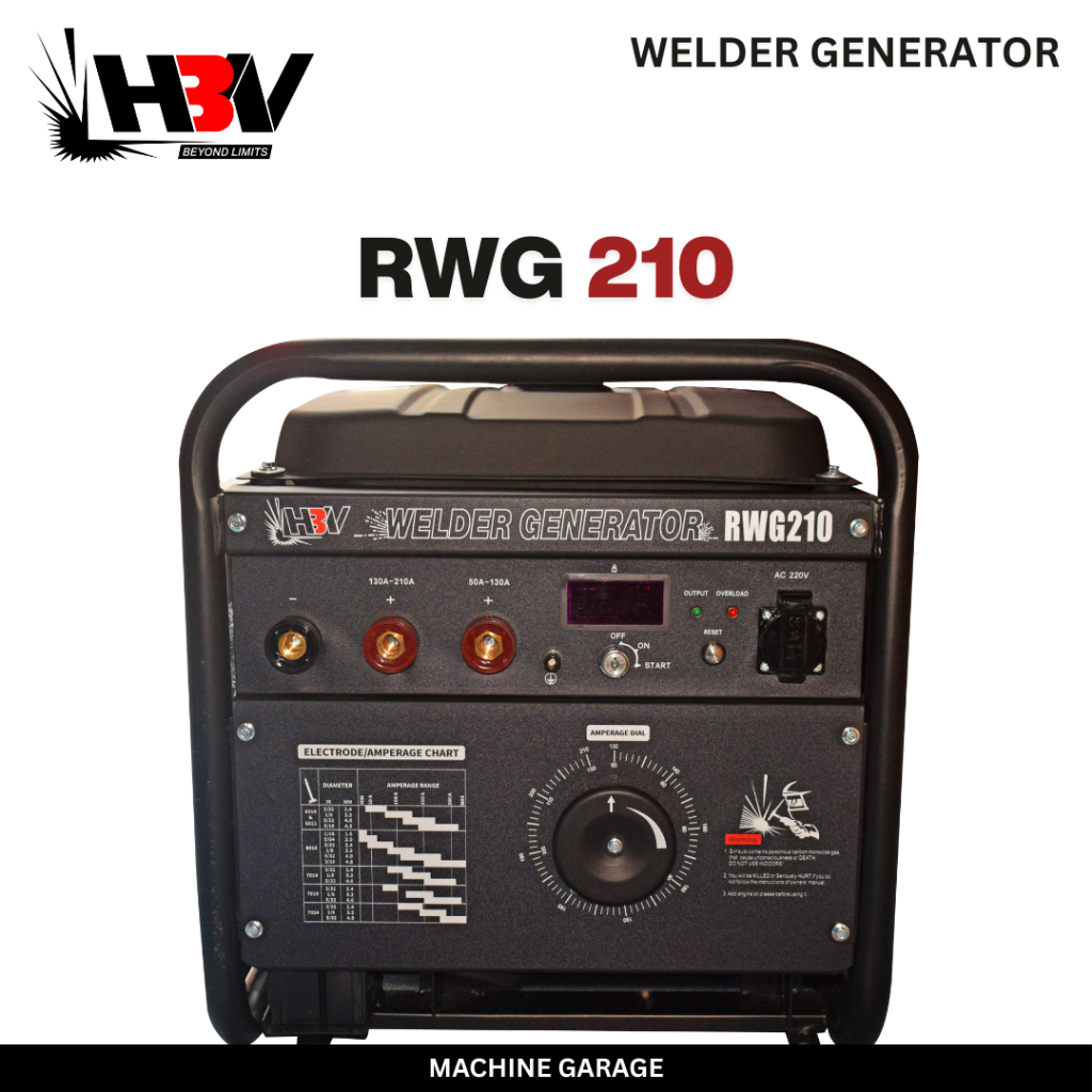 Welder Generator RWG210 Generator Las