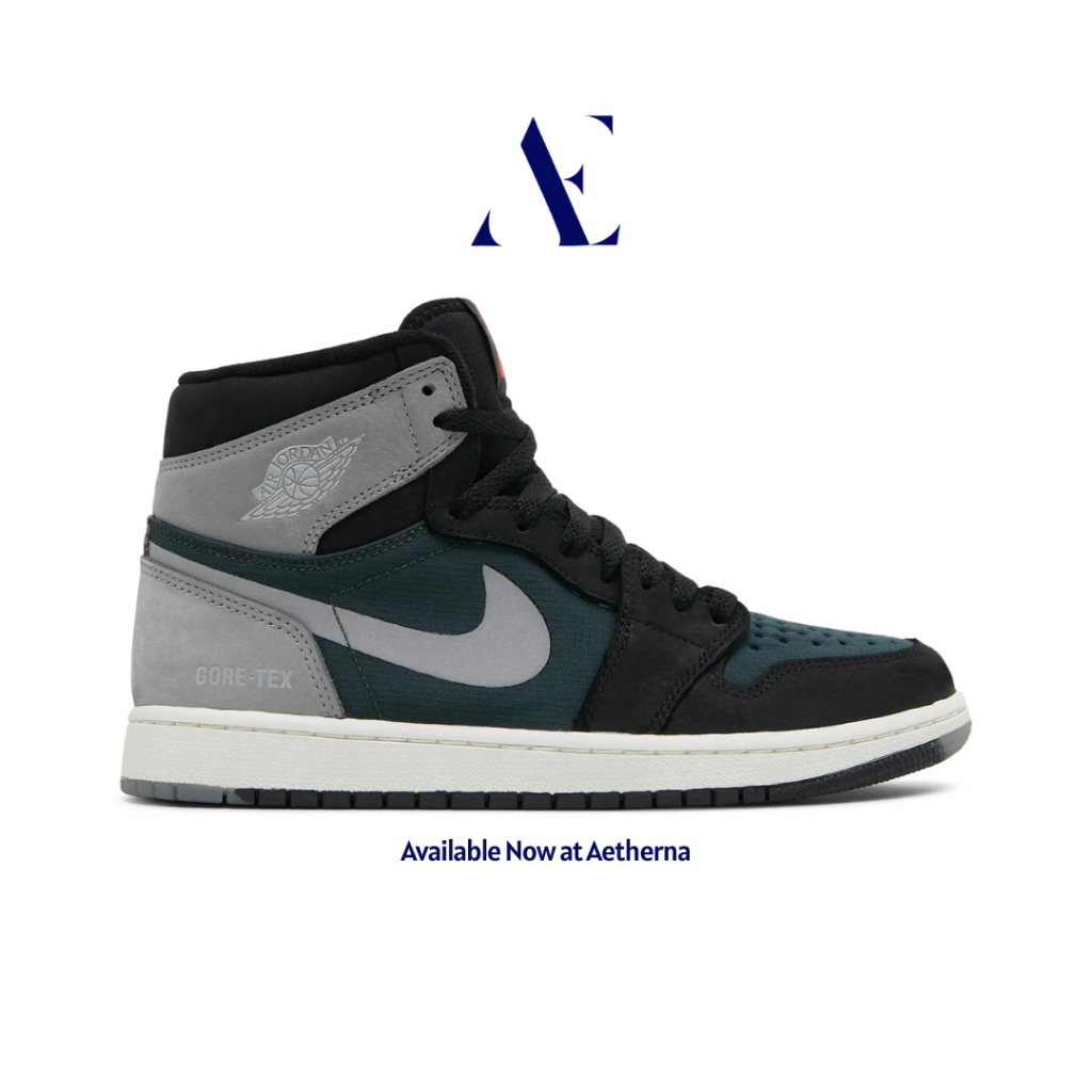 Aetherna. - Sepatu Sneakers Air Jordan 1 High Element Gore-Tex Black Grey Authentic