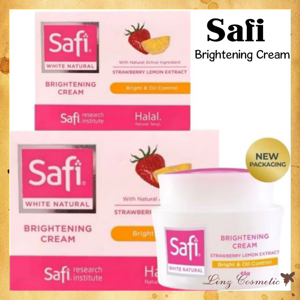 SAFI WHITE NATURALS BRIGHTENING Cream Strawberry Lemon Extract