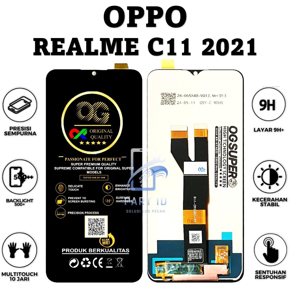 LCD TOUCHSCREEN REALME C11 2021 COMPLETE ORIGINAL 100% FULLSET