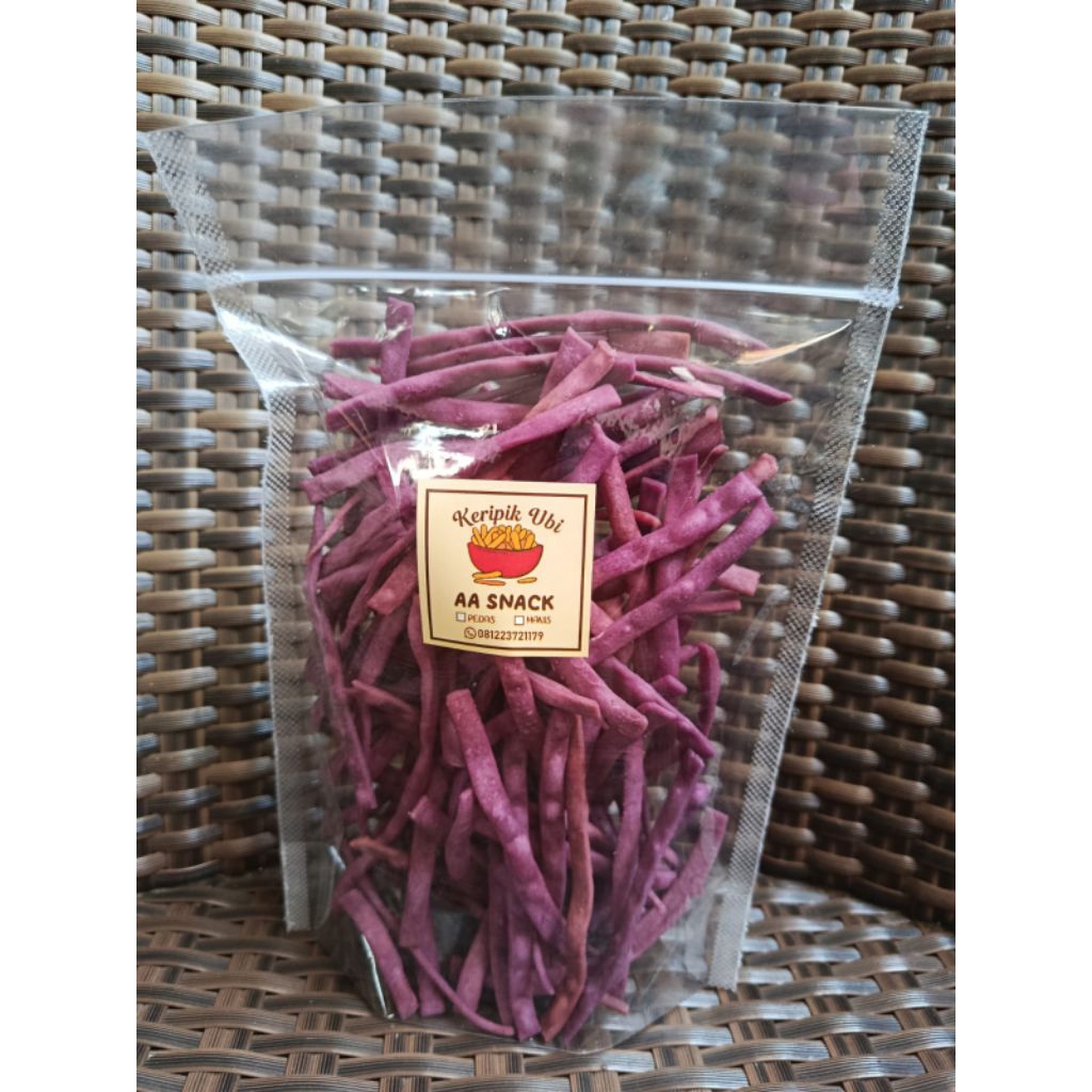 

STIK UBI UNGU/CEMILAN KERING RENYAH GURIH MANIS