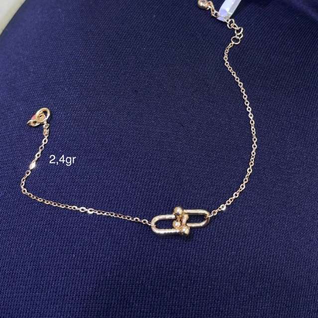 gelang rantai italy 750%