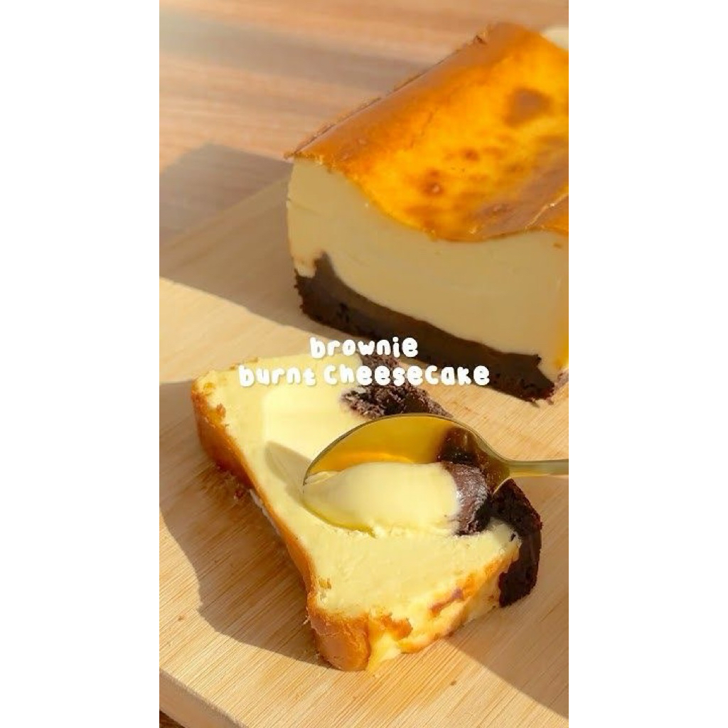 BURNT BROWNISE CHEESECAKE