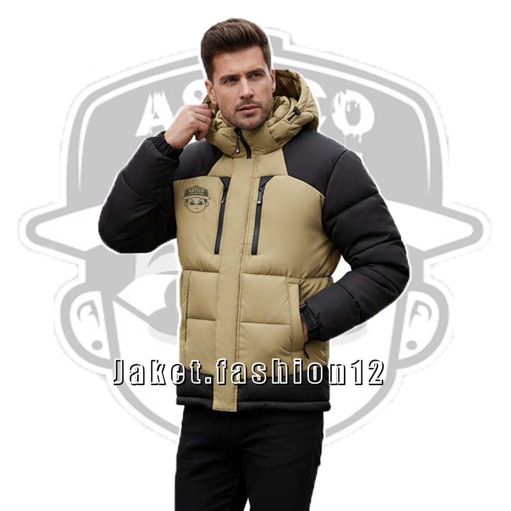 Jaket Fashion || jacket jeket tebal musim dingin winter parasut hangat puffer gunung jumbo kren pria