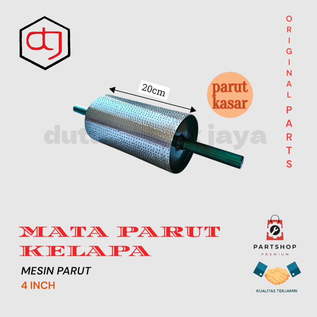 MATA PARUT KELAPA KASAR 4 INCH PARUTAN KELAPA KASAR